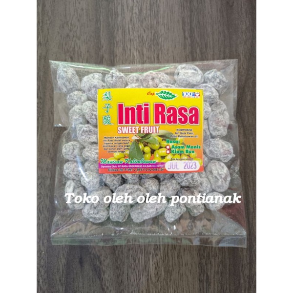 

Manisan Asam Kandis INTI RASA Salju 200g/ Manisan Kalimbawan Khas Pontianak Inti Rasa