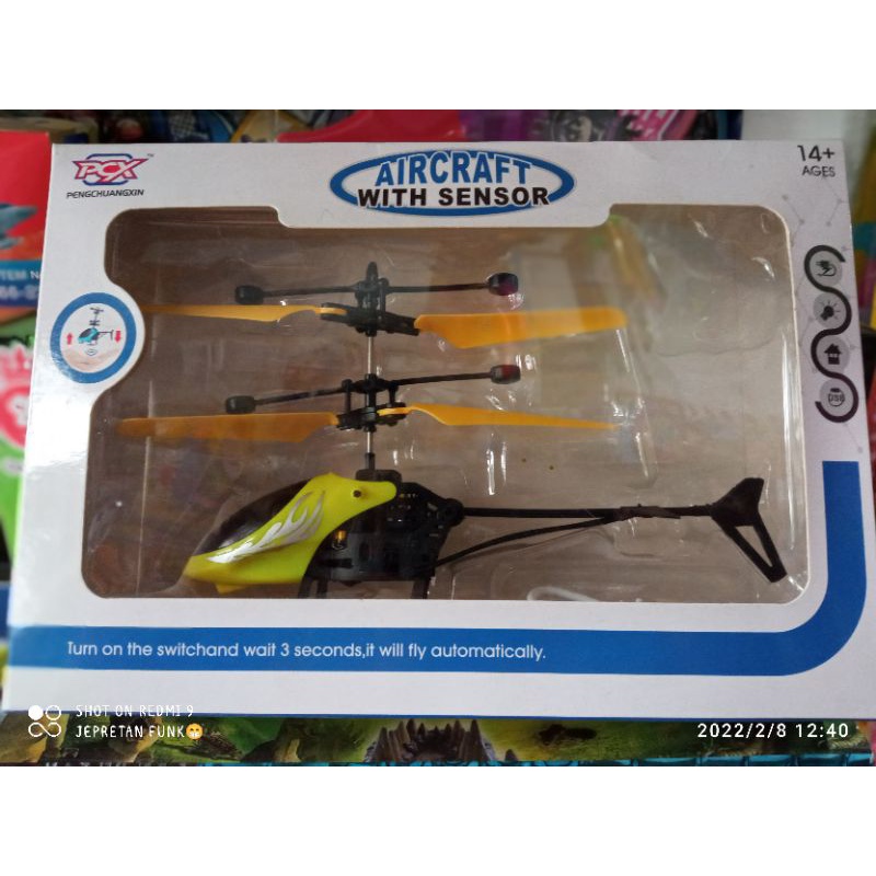 helikopter sensor tangan