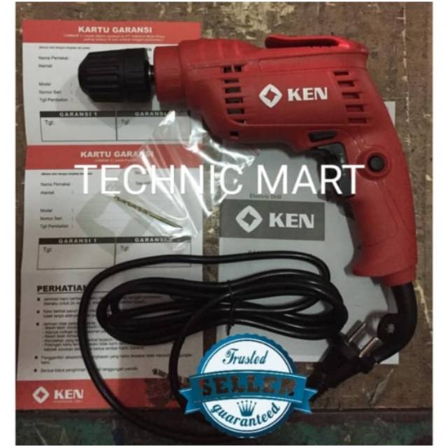 Mesin Bor Tangan 10 mm 6410 JER KEN