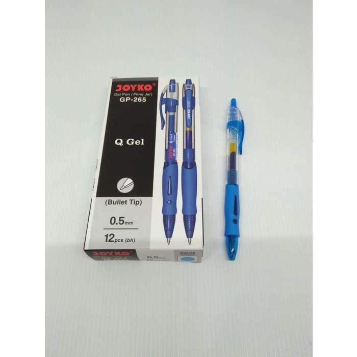

CODE770 Pulpen Gel Joyko GP-265 Q-Gel 0.5mm Biru ( Perlusin )