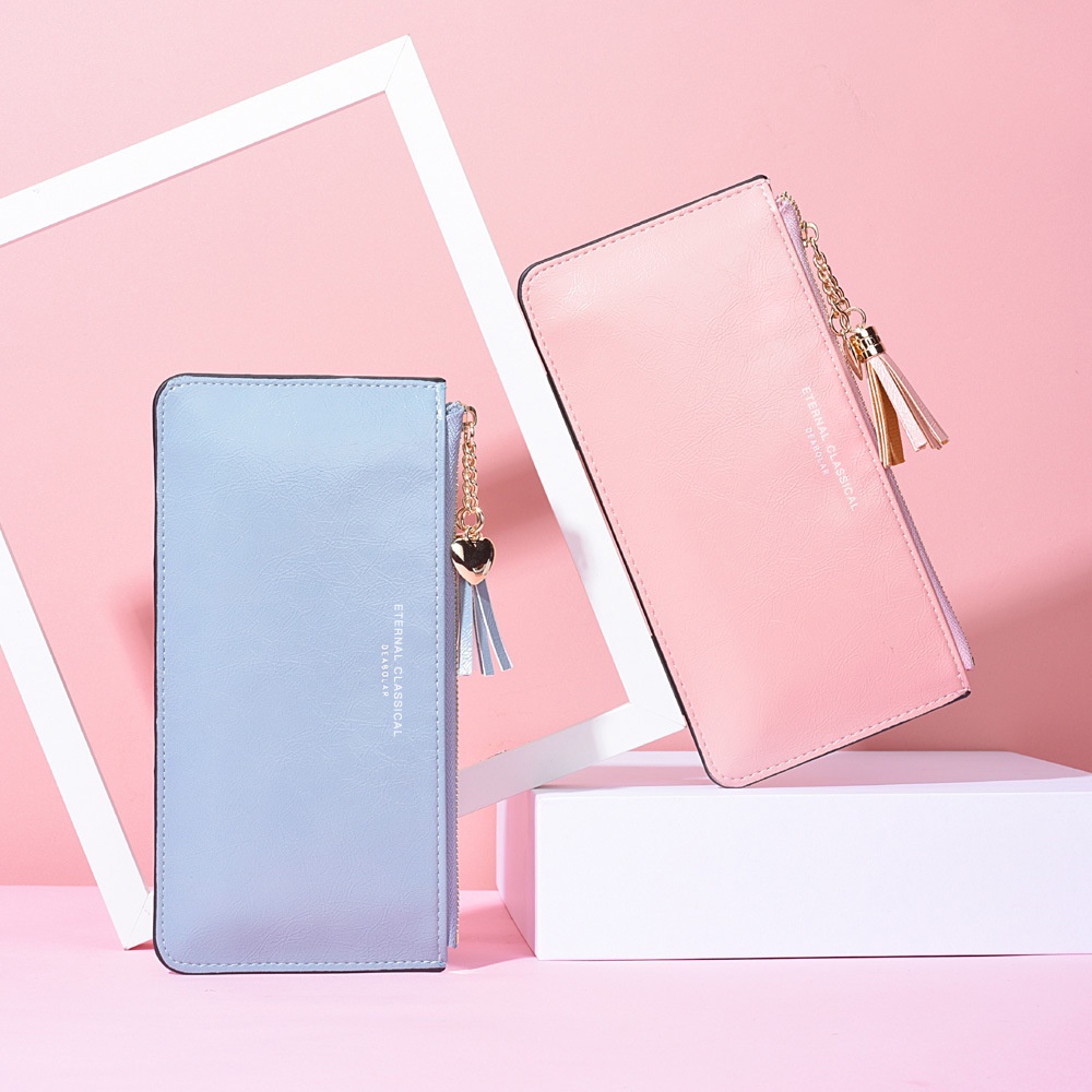 ORIGINAL DEABOLAR JC806 DOMPET PANJANG WANITA MUAT HP BAHAN KULIT SINTETIS