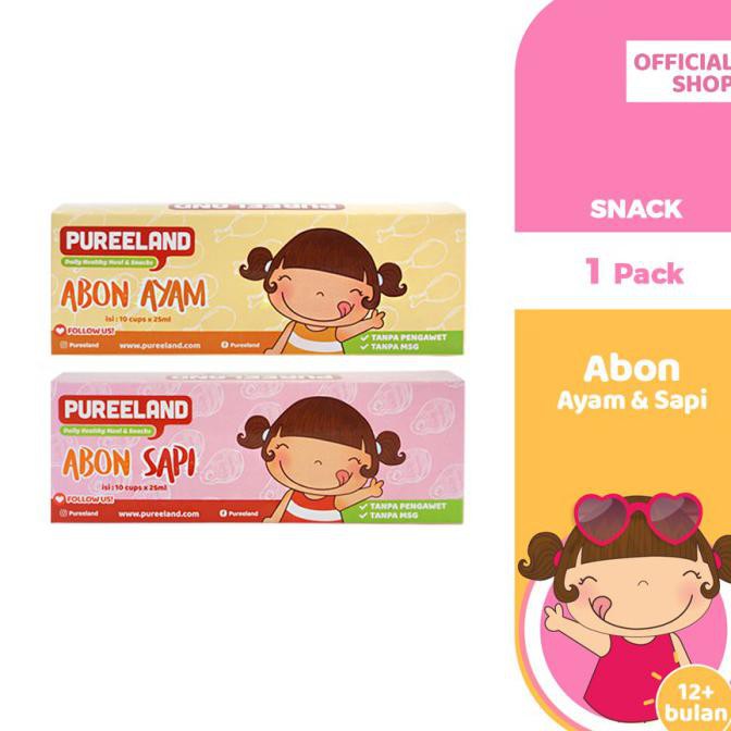 Sale Pureeland Baby Floss Beef & Chicken / Mpasi Bayi Organik
