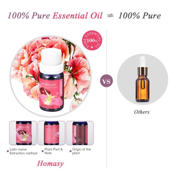 Homasy Essential Oils Set 100% Pure (7pcs) - HMHM360AA