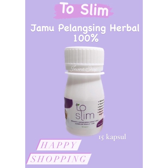 TO SLIM JAMU PELANGSING HERBAL 100%