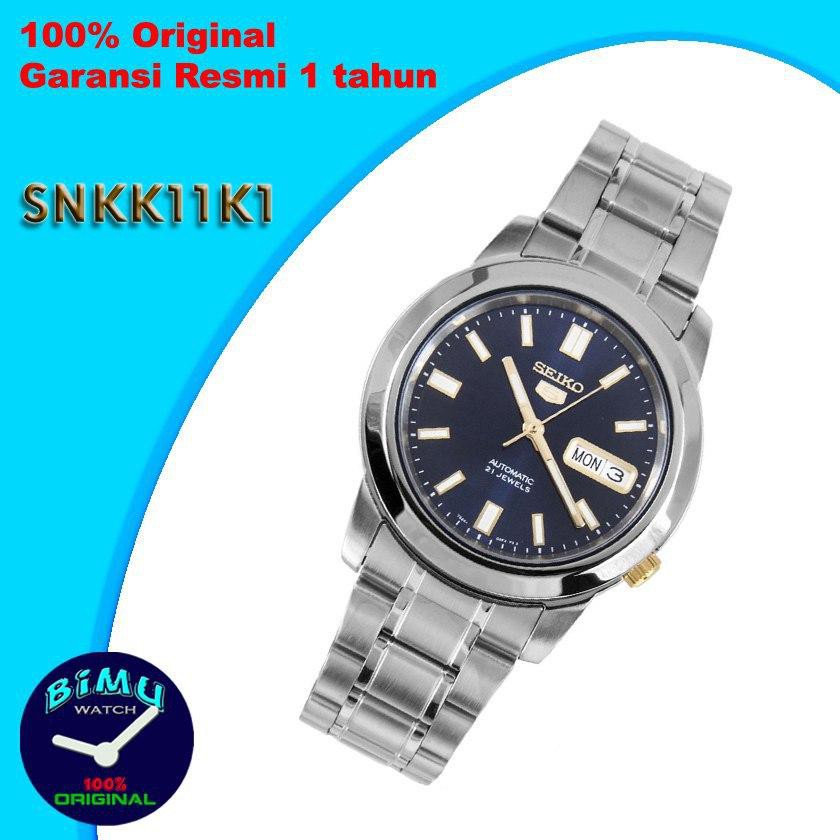 Seiko 5 SNKK11K1 Automatic Dark Blue Dial | Jam Pria SNKK11
