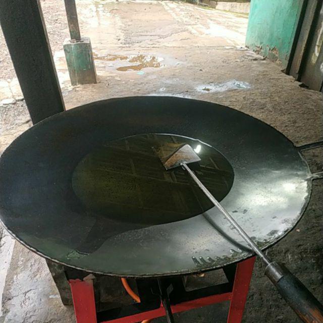 Wajan/kuali Penggorengan Martabak Telor Plat Besi Baja Tebal Ukuran 60cm