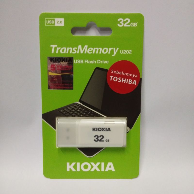 Kioxia Flashdisk 32GB USB 2.0 Hayabusa U202 Original