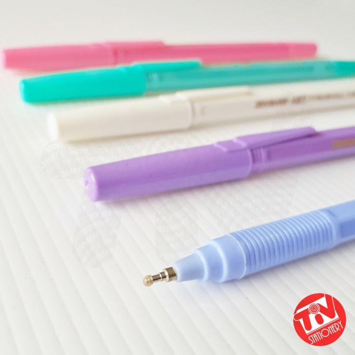 

Mudah Pulpen Standard Ae7 Zyrcon Delta Tip 0.38 Mm (1 Pack = 12 Pcs) Gilaa!!!