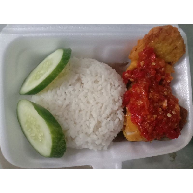

paket ayam penyet