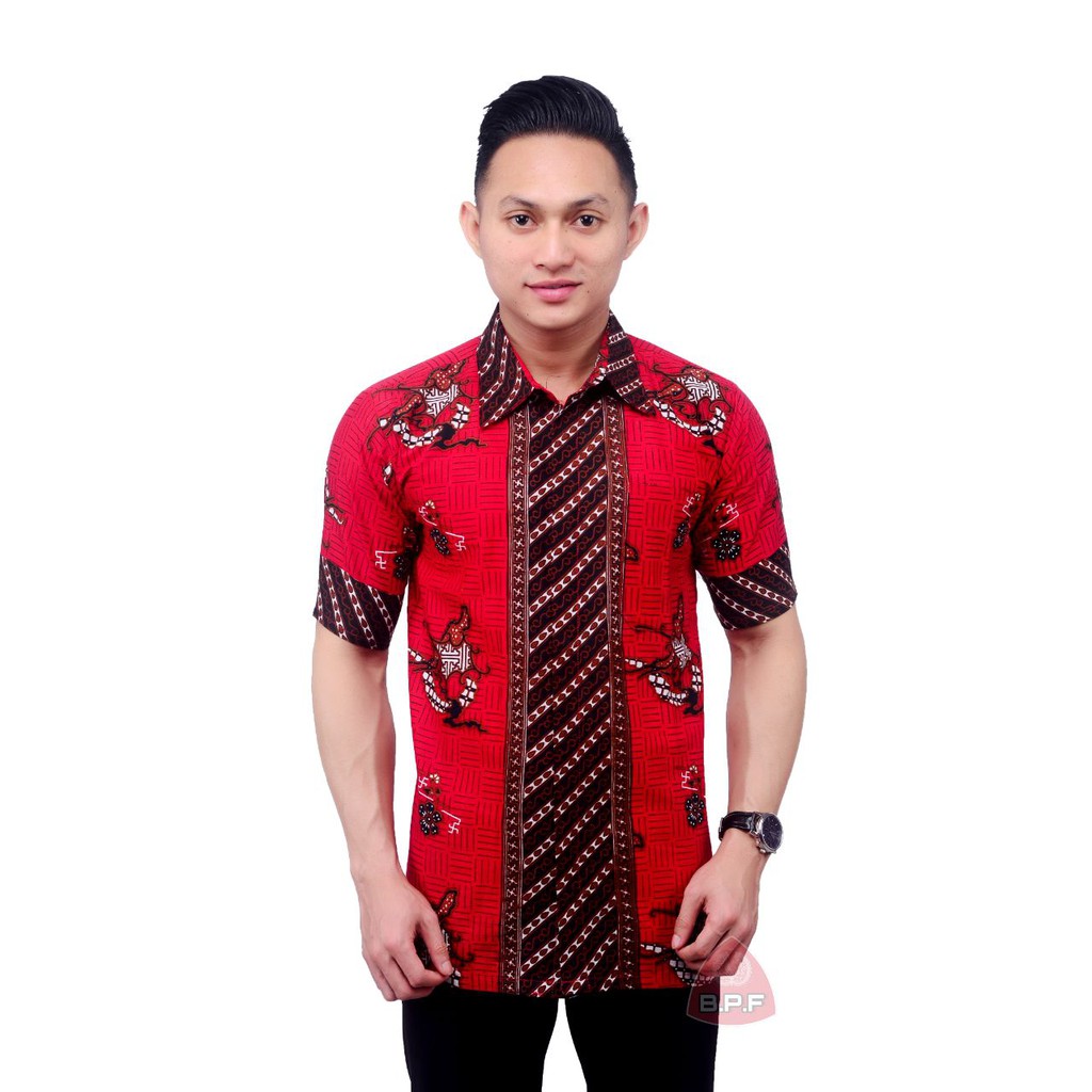 KEMEJA BATIK LENGAN PENDEK COWOK