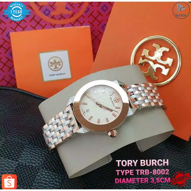 [ TORY BURCH ORIGINAL - GARANSI ] JAM TANGAN PRIA WANITA | RANTAI | KULIT | KARET | MURAH | WANITA T