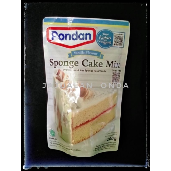 

❤ BORNEO ❤ PONDAN SPONGE CAKE VANILA\ TEPUNG PREMIX RASA VANILA