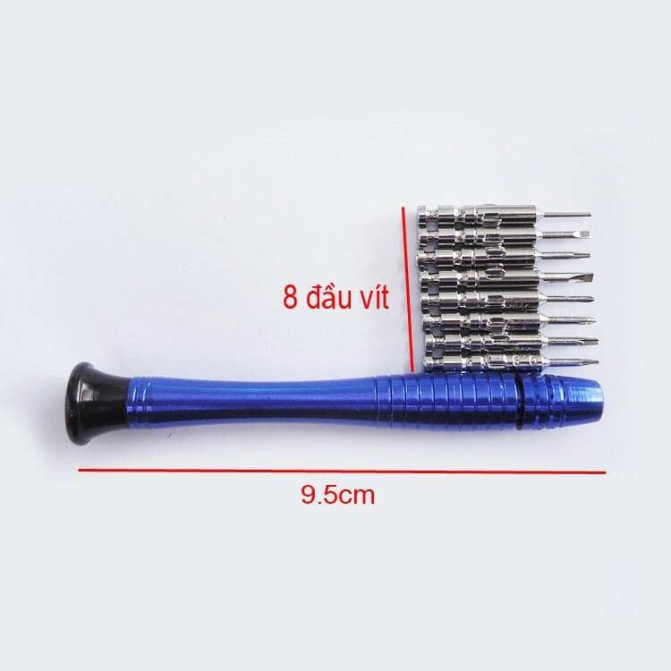 Obeng Set 8 in 1 XW6025 Peralatan Service HP Reparasi Plus Minus Star Screwdriver Repair Tools iPhone XW-6025