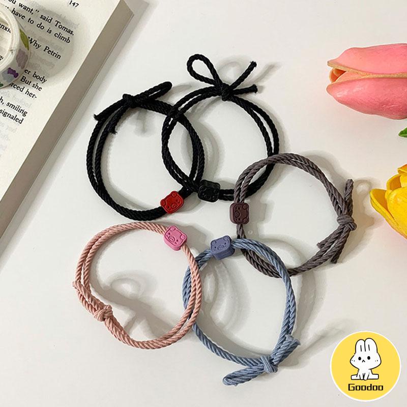 Imut Gelang Tali Elastis Kreatif Untuk Hadiah Valentine -Doo