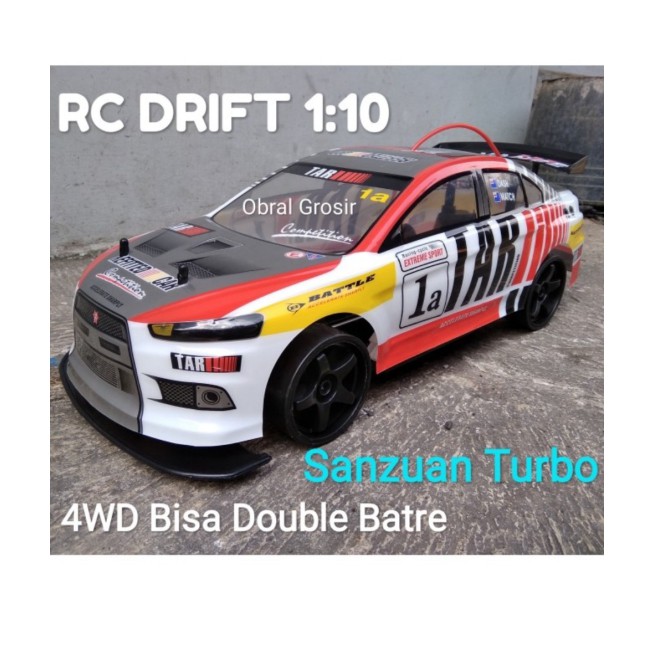 Unik RC Drift 1:10 4WD Car Mobil NQD Newqida Sanzuan Shimura Limited