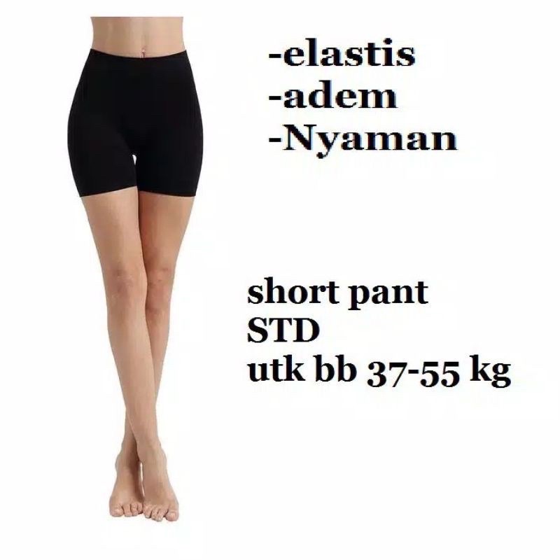 short pants wanita / hot legging pendek / celana santai / dalaman  / boxer