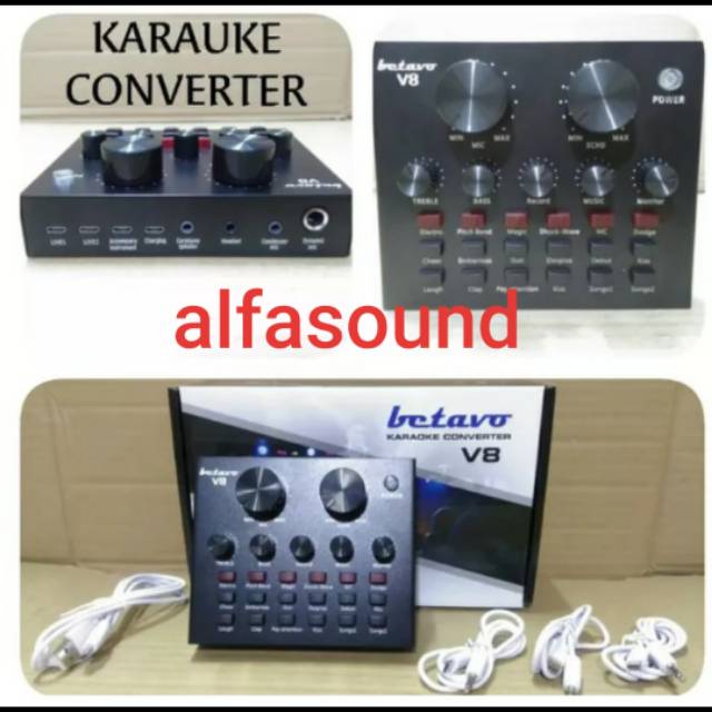 CONVERTER KARAOKE BETAVO V8 EFFECT VOKAL