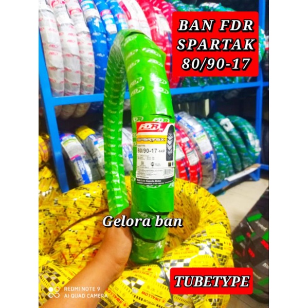 ban fdr spartak 80/90-17 ban montor ring 17 ban honda supra revo vega jupiter viksion satria smash b