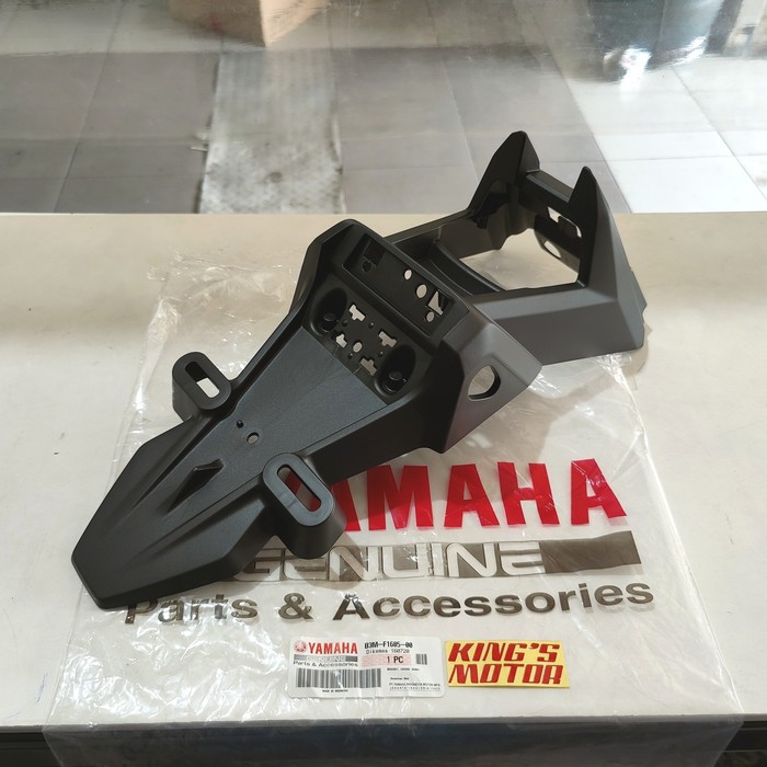 SPAKBOR BELAKANG, BREKET LICENSE YAMAHA WR155 (B3M F1685) ASLI YAMAHA