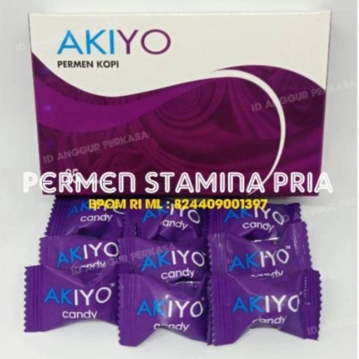 AKIYO PERMEN CANDY - PERMEN AKIYO CANDY - PERMEN CANDY RASA KOPI 25PCS