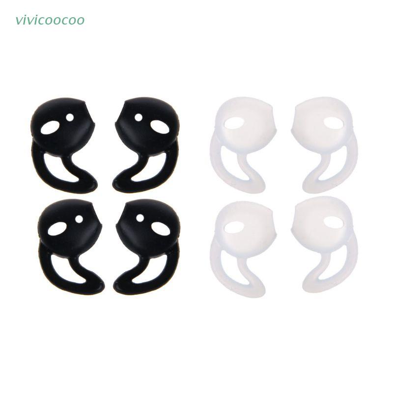 Vivi 4pcs AirRings Bahan Silikon Tahan Lama Untuk Apple Airpods iPhone 6 / 7