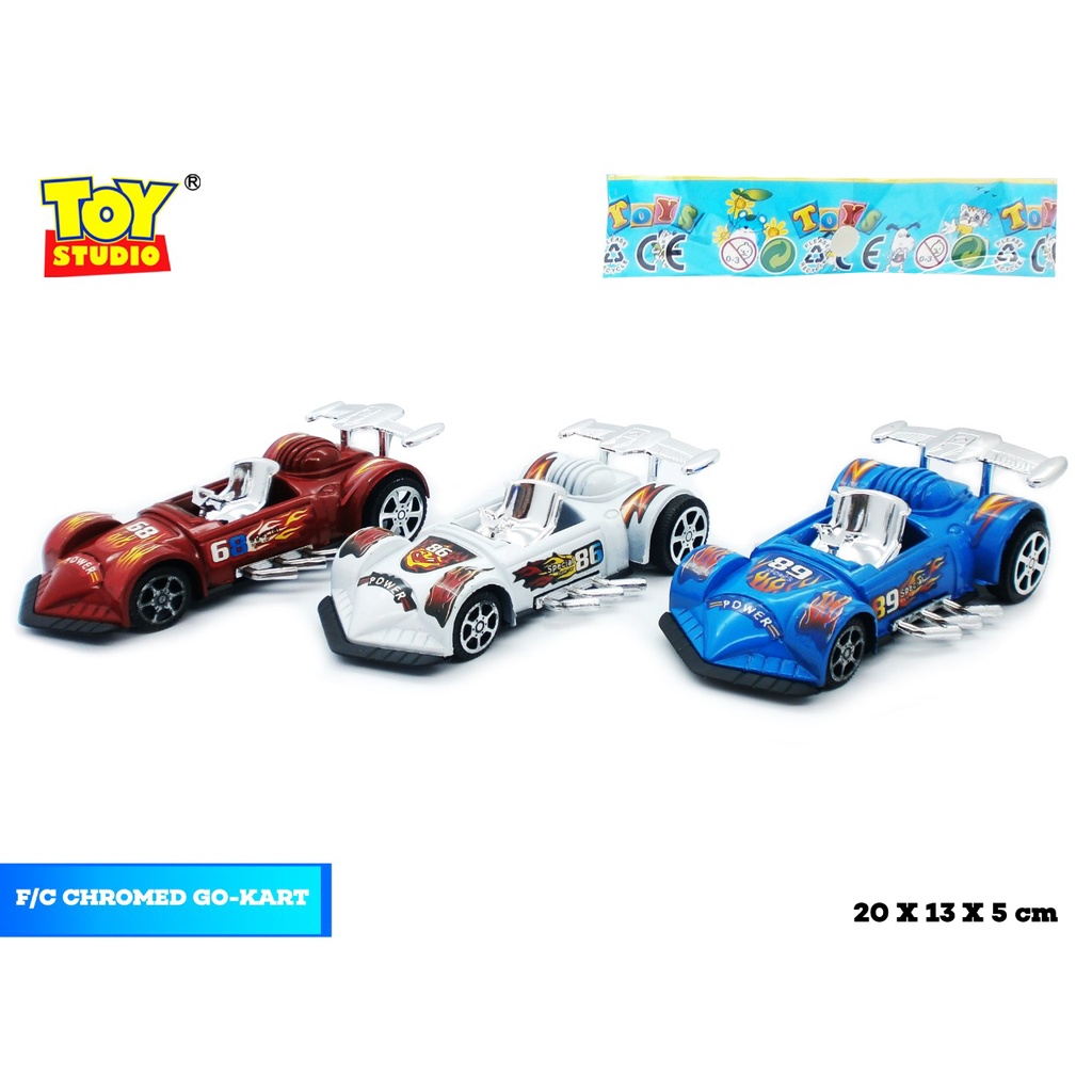 Mainan Anak Mobil Chromed Gokart (mobil balap)