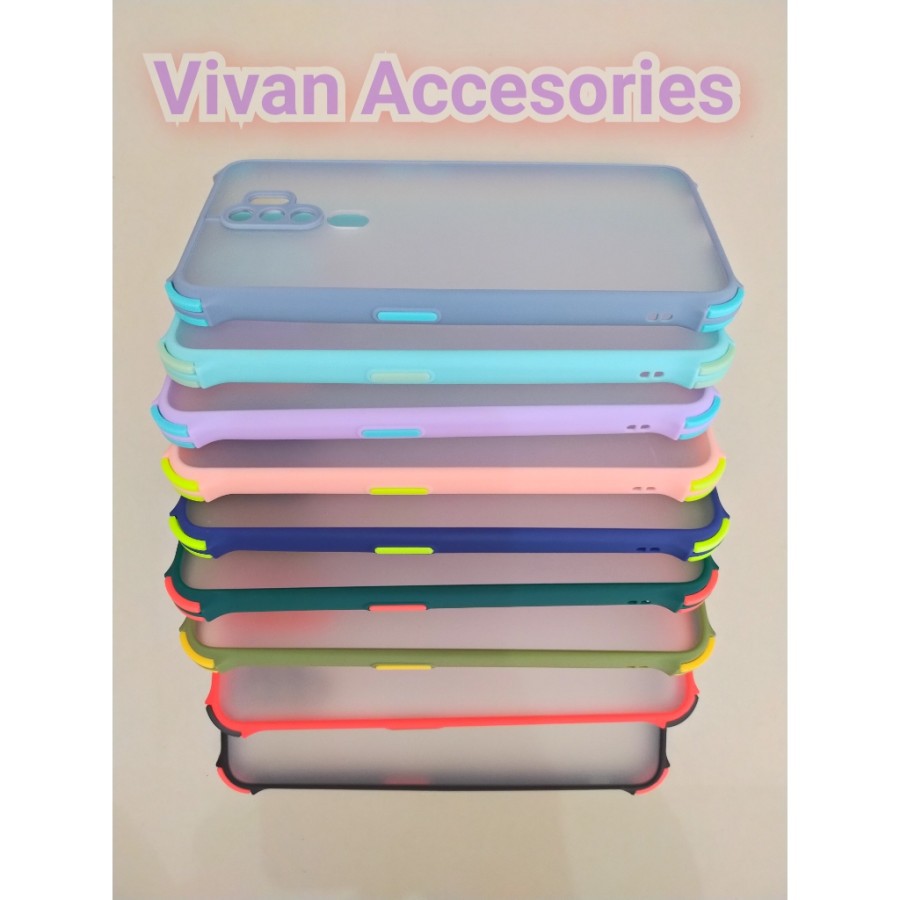 Case Oppo A9 2020 / OppoA9 2020 Matte Colour ShockProof AntiCrack