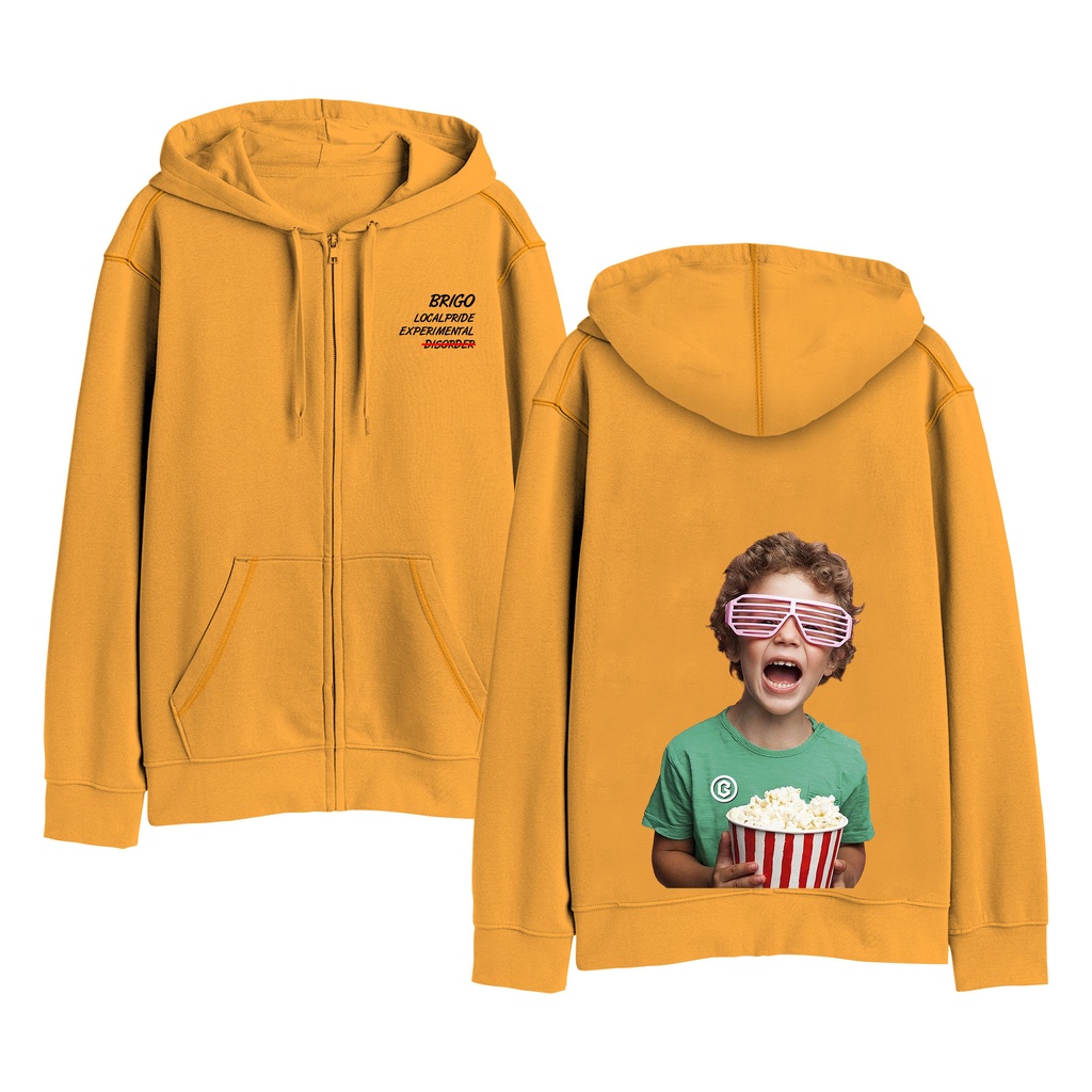 Sweater Hoodie Resleting BRIGO DISORDER Sablon DTF Fleece Cotton II BRIGO Zipper Jumper Hoodie DISORDER II M-XXL (Pria &amp; Wanita) Free stiker&amp;Gantungan Kunci