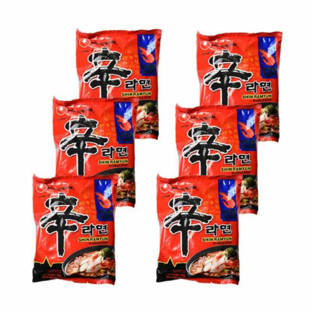 

Nongshim Shrimp Shin Ramyun Mie Instan [120 g/pcs]