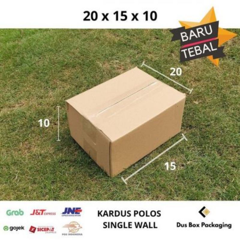 

Kardus Tebal Kuat/ Karton Box Polos Uk. 20x15x10 CM/ Kardus Packing