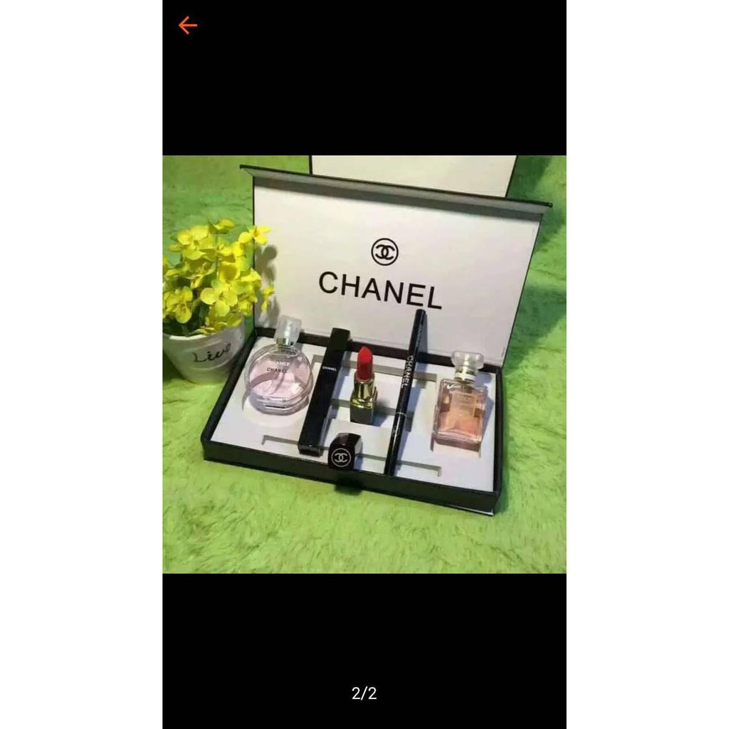 SALE Chanel set 5in1 / chanel set maskara ORI TERMURAH
