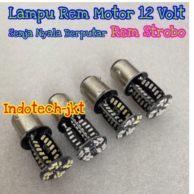 Lampu Rem Stop Motor Mobil 12 Volt Model BELIMBING Senja Berputar