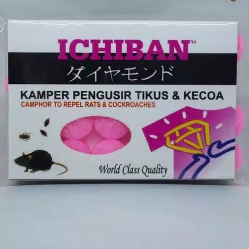 ichiban kamper pengusir tikus dan kecoa 40gr