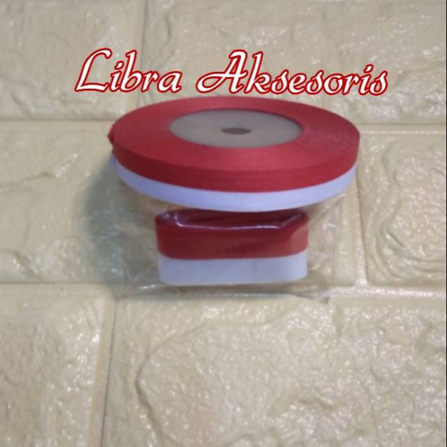 

Pita merah putih pita satin 12 meter