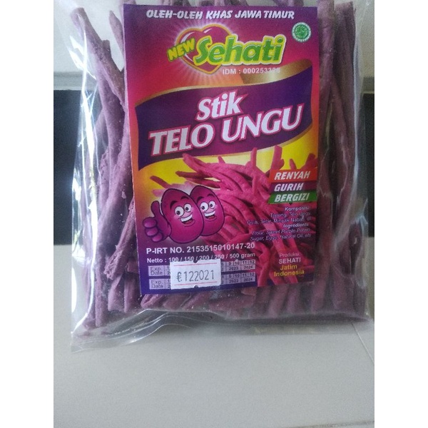 

Stick ketela ungu, Enak ,Gurih ,Murah Cemilan Murah 250 gr.