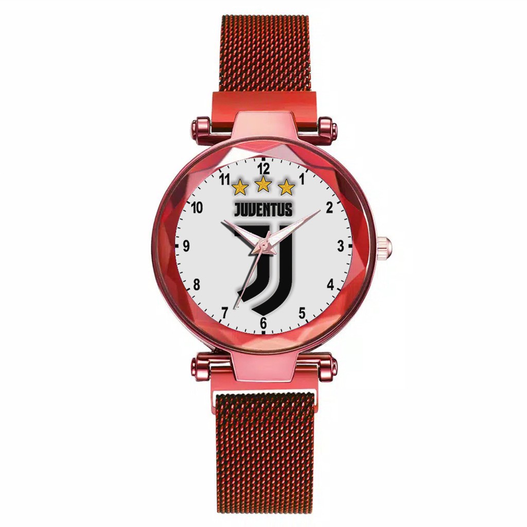 Jam Tangan Wanita Custom - JUVENTUS 1 Free Box &amp; Batre Cadangan