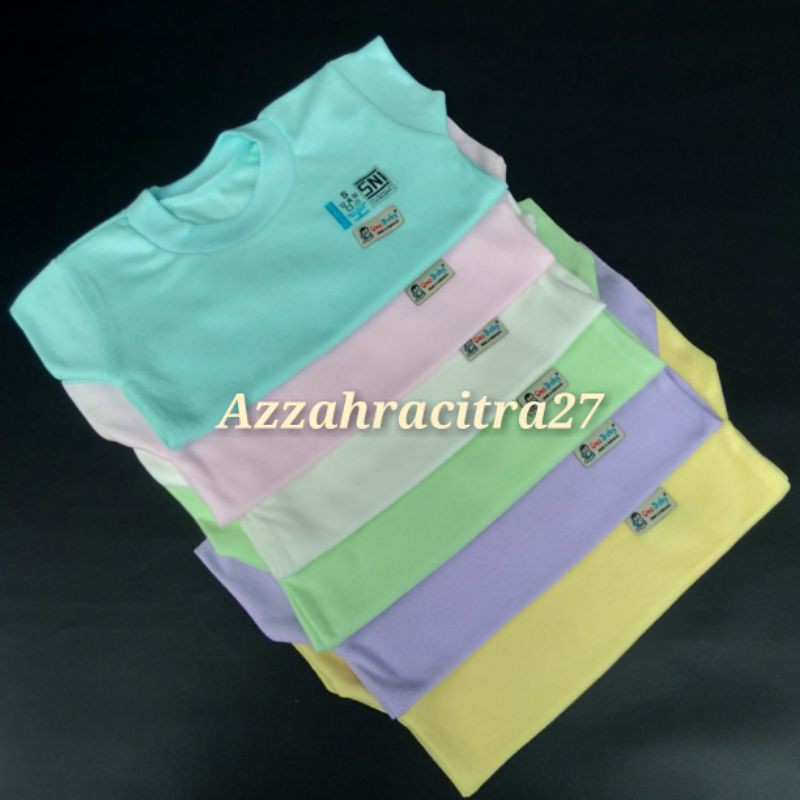 BEST SELLER!!!3PC KAOS OBLONG POLOS ONE BABY WARNA UKURAN S M L XL-OBLONG BAYI ONE BABY/VINATA POLOS