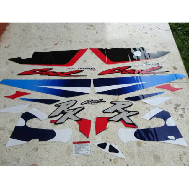STICKER STRIPING SUZUKI RK COOL