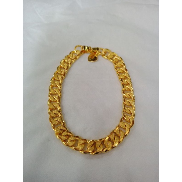 gelang rantai sisik naga emas penang