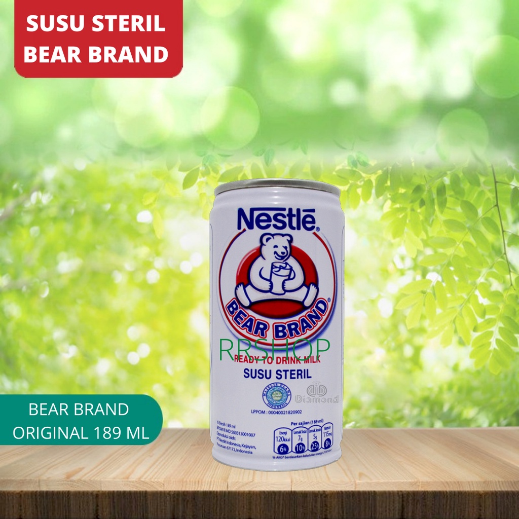 

Susu Steril Susu Beruang Bear Brand Original 189 ml