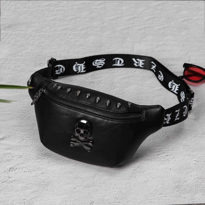 Tas Selempang Kulit Pria Polo Fanke Slempang Sling Waist Bag Bahu Import Branded Pria PZ929 Tas Pr