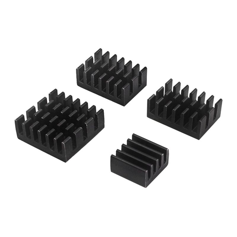 Btsg 4pcs Untuk Banana Pi Aluminium Heatsink Heat Sink Komputer Cooler Radiator Untuk Chip Elektronik Disipasi Panas Coolin