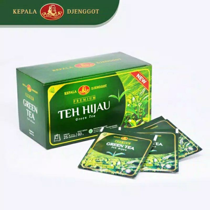 

KEPALA DJENGGOT Teh Hijau 60gr (Celup 25's)