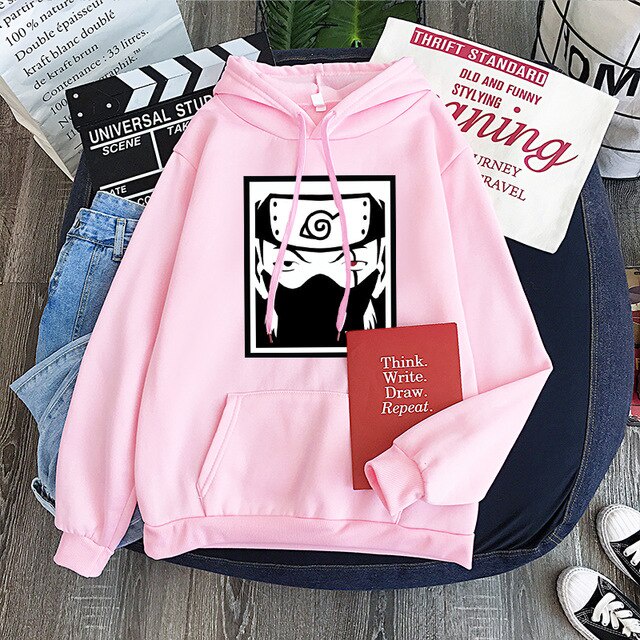 KAKASI EYES NARUTO Jumper Hoodie II Sweater Hoodie Anime II Sweter Oblong Topi Sz M - XL ( Pria &amp; Wanita / Anak &amp; Dewasa )