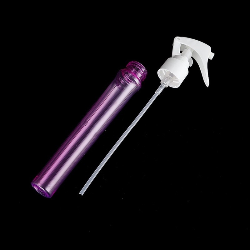 70ml Empty Press Refillable Perfume Essential Oil Cosmetics Liquid Bottle / Clear Plastic Vacuum Thumb Spray Bottles