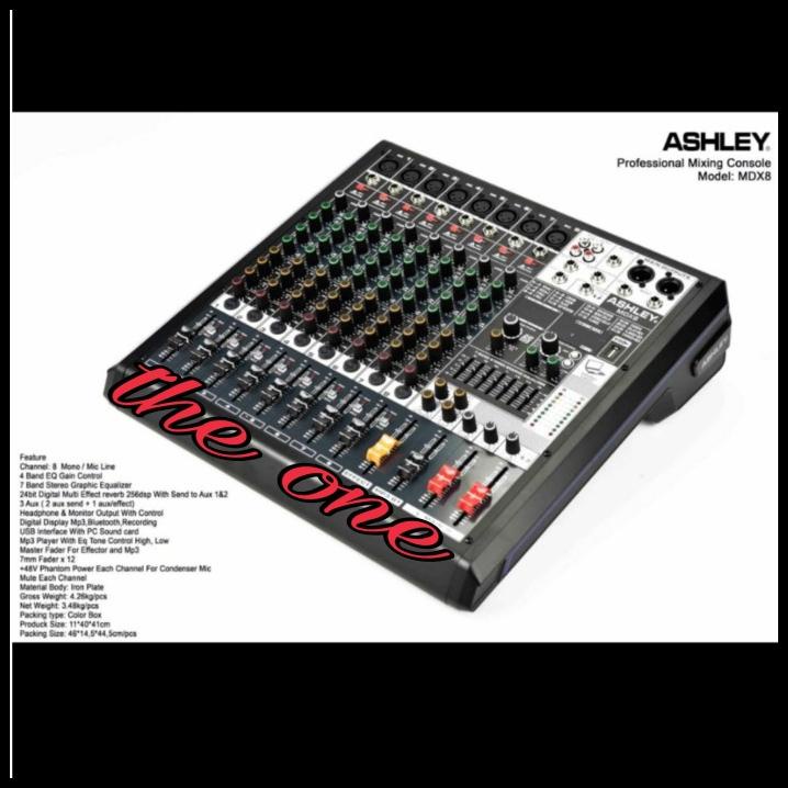 Mixer Ashley Mdx 8 Mdx8