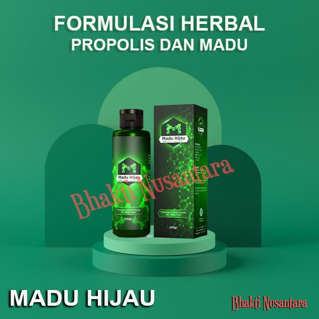 Madu HIJAU Untuk lambung 210gr - Obat Herbal Asam Lambung Asli | Original