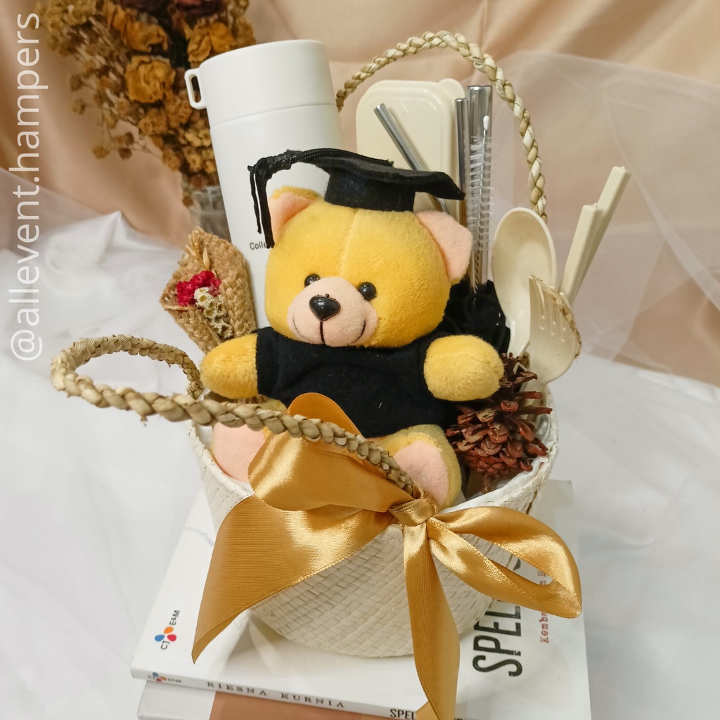 KADO WISUDA GRADUATION BUCKET BAG HAMPERS/ HADIAH SEMPRO/ KADO SIDANG/ GIFTBOX WISUDA