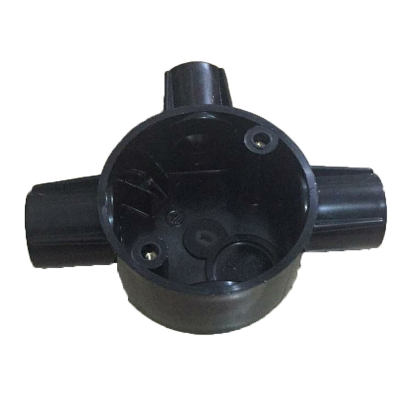 T-Dus cabang 3 kaki Clipsal Hitam