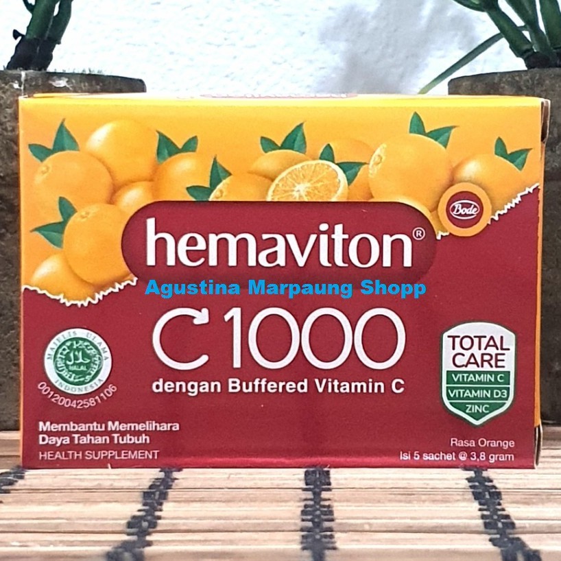 Hemaviton C-1000 Orange - 1 Box [ 5 Sachet ]